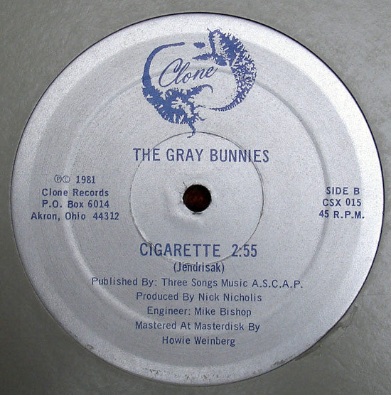 The Gray Bunnies – He Hit Me (And It Felt Like A Kiss) / Cigarette 12" vinyl record, image 2 of 2