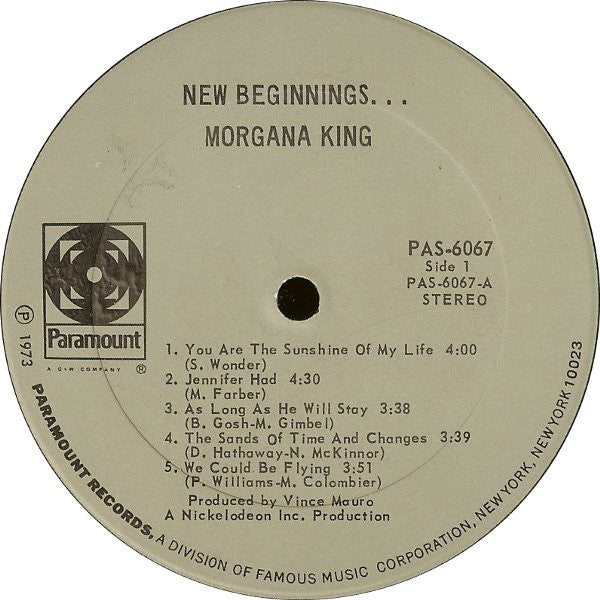 Morgana King – New Beginnings LP vinyl record, image 3 of 6