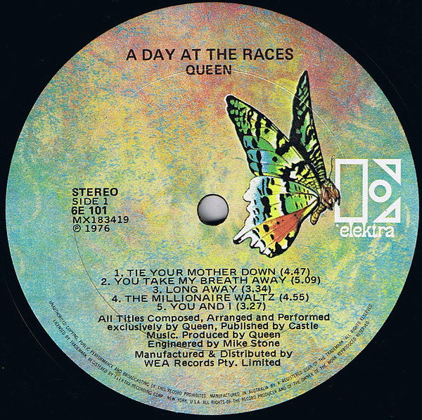 Queen – A Day At The Races LP vinyl record, image 3 of 6