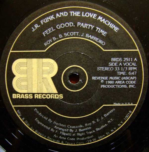 J.R. Funk & The Love Machine – Feel Good, Party Time