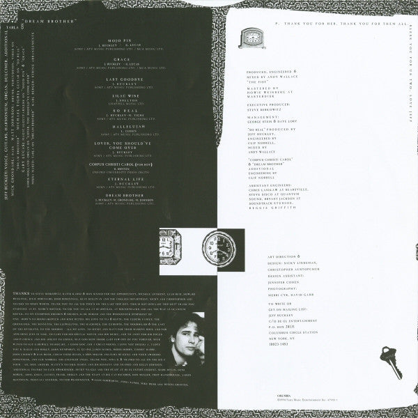 Jeff Buckley – Grace LP vinyl record, image 5 of 6