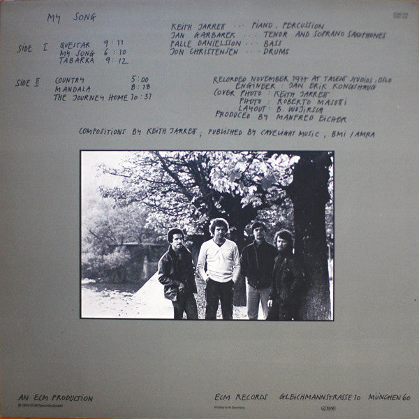 Keith Jarrett – My Song LP vinyl record, image 2 of 4