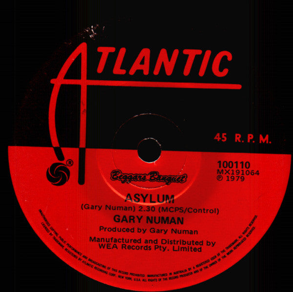 Gary Numan – Cars 7" vinyl record, image 2 of 2