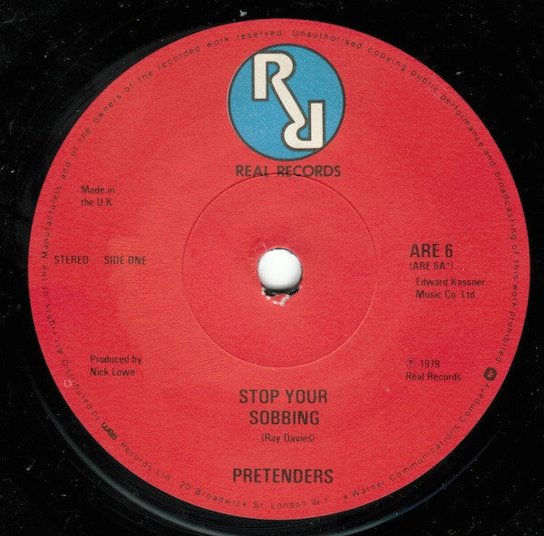 The Pretenders – Stop Your Sobbing 7" vinyl record, image 3 of 4