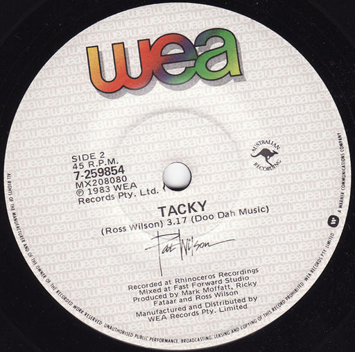 Pat Wilson – Bop Girl 7" vinyl record, image 1 of 3