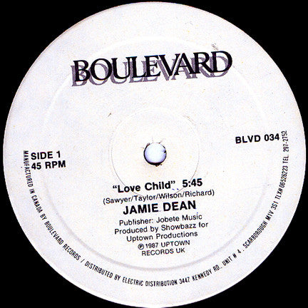 Jamie Dean – Love Child