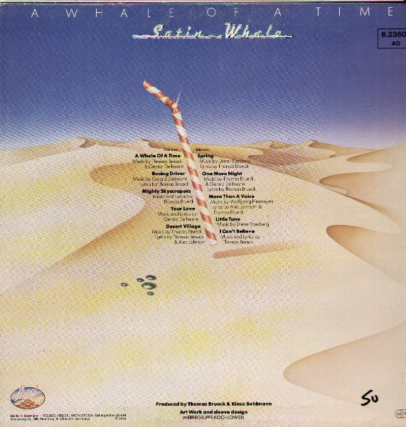 Satin Whale – A Whale Of A Time LP vinyl record, image 2 of 2