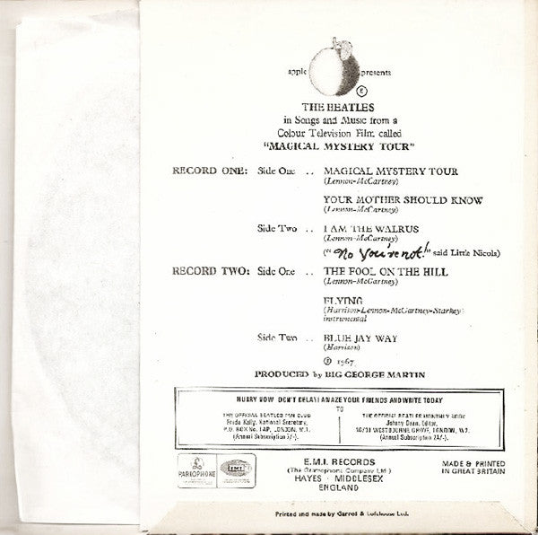 The Beatles – Magical Mystery Tour (2x7") 7" vinyl record, image 4 of 10