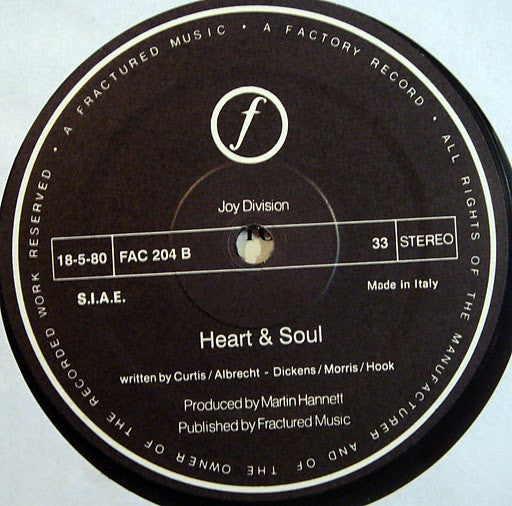 Joy Division – Heart & Soul LP vinyl record, image 4 of 4