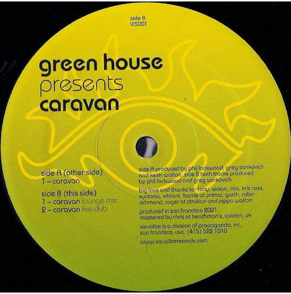 Green House – Caravan 12" vinyl record, image 1 of 2