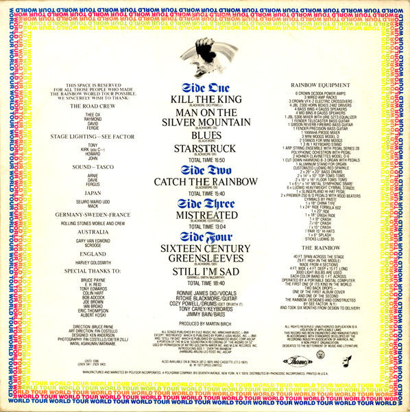 Rainbow – On Stage (2xLP) LP vinyl record, image 2 of 7