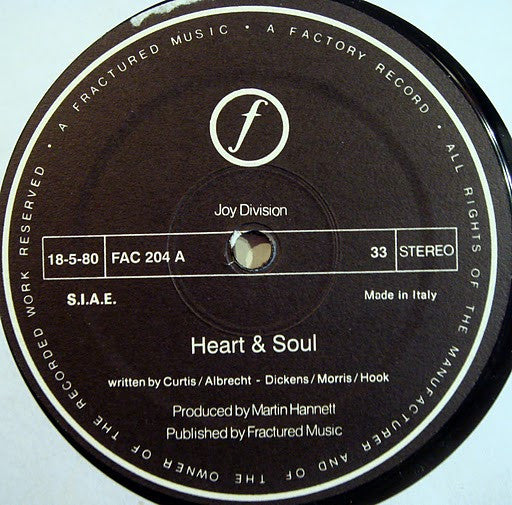 Joy Division – Heart & Soul LP vinyl record, image 3 of 4