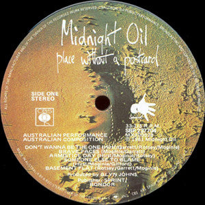 Midnight Oil – Place Without A Postcard LP vinyl record, image 3 of 9