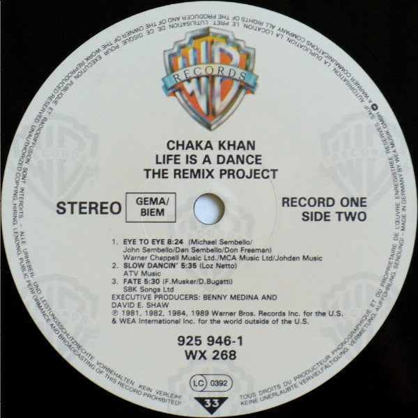 Chaka Khan – Life Is A Dance - The Remix Project (2xLP) LP vinyl record, image 4 of 10