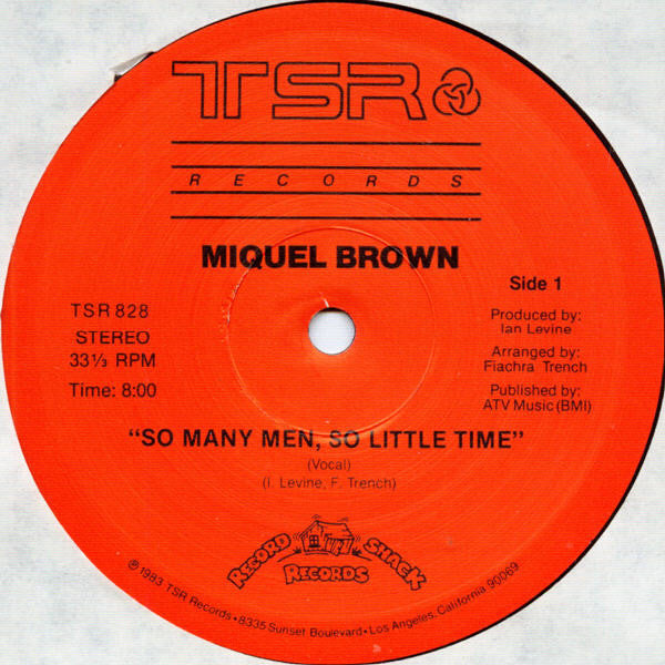 Miquel Brown – So Many Men - So Little Time 12" vinyl record, image 3 of 4