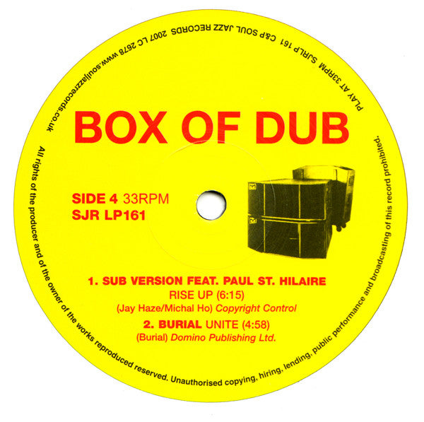 Various – Box Of Dub - Dubstep And Future Dub (3xLP) LP vinyl record, image 7 of 9