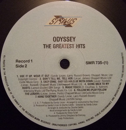 Odyssey – The Greatest Hits (2xLP) LP vinyl record, image 6 of 8