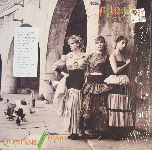The Flirts – Questions Of The Heart LP vinyl record, image 2 of 4