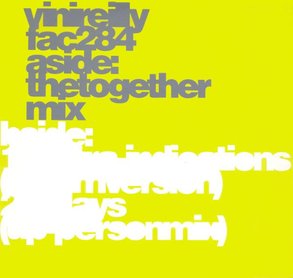 Vini Reilly – The Together Mix