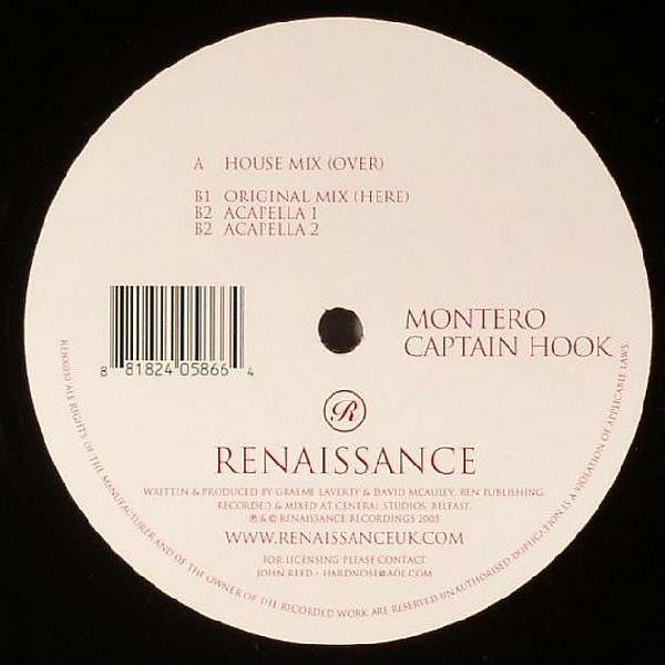 Montero – Captain Hook 12" vinyl record, image 1 of 3