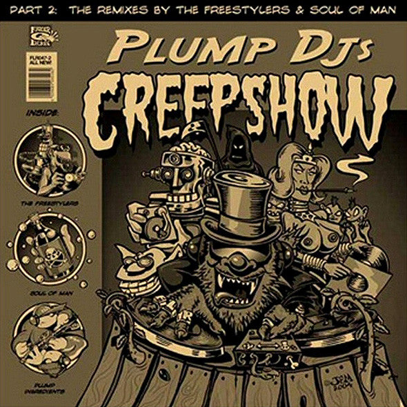 Plump DJs – Creepshow (The Remixes) 12" vinyl record, image 1 of 2