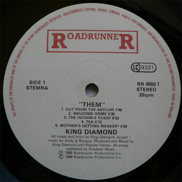 King Diamond – "Them" LP vinyl record, image 3 of 6