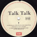 Talk Talk – Talk Talk 7" vinyl record, image 2 of 3