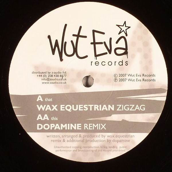 Wax Equestrian – Zigzag 12" vinyl record