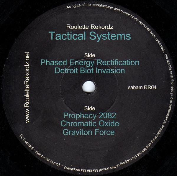 Tactical Systems – Phased Energy Rectification: Tactical Systems Type 1 12" vinyl record, image 4 of 4