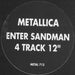 Metallica – Enter Sandman 12" vinyl record, image 3 of 5