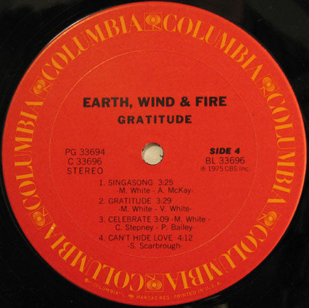 Earth, Wind & Fire – Gratitude (2xLP) LP vinyl record, image 8 of 10