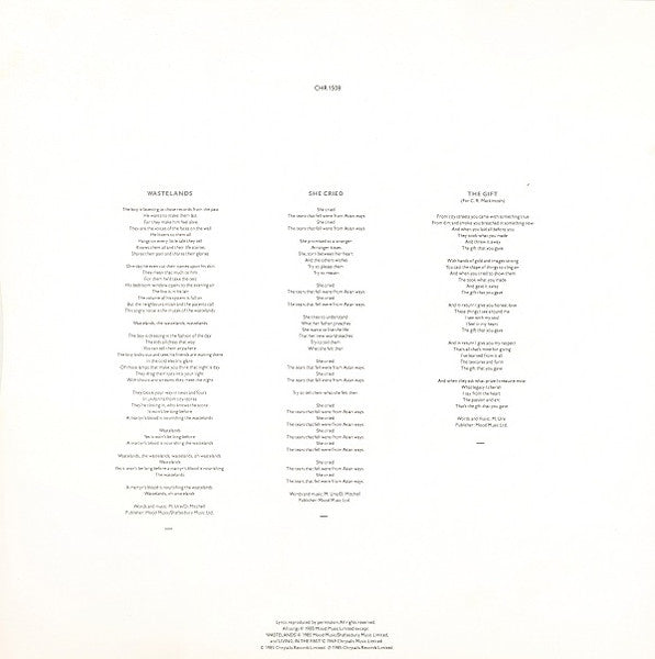 Midge Ure – The Gift LP vinyl record, image 6 of 7