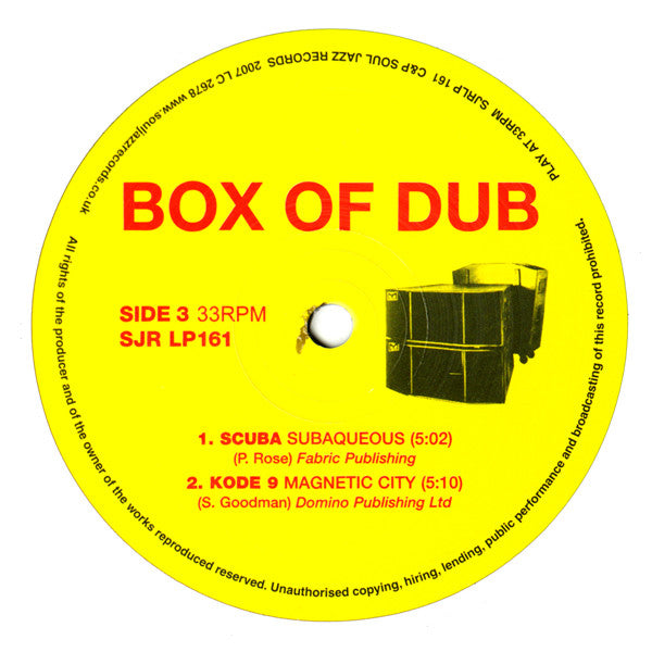 Various – Box Of Dub - Dubstep And Future Dub (3xLP) LP vinyl record, image 6 of 9