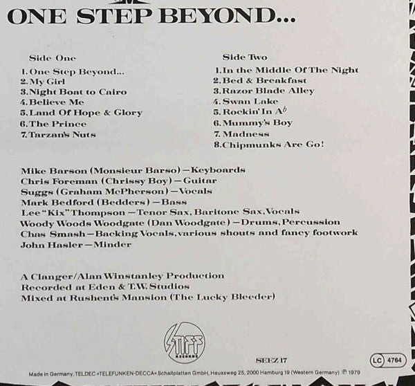 Madness – One Step Beyond... LP vinyl record, image 9 of 9