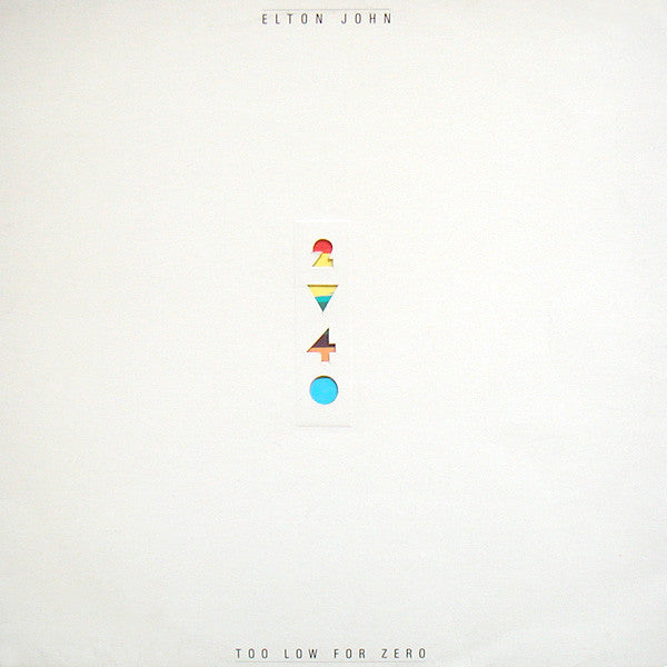 Elton John – Too Low For Zero