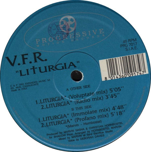 V.F.R. – Liturgia 12" vinyl record, image 2 of 4
