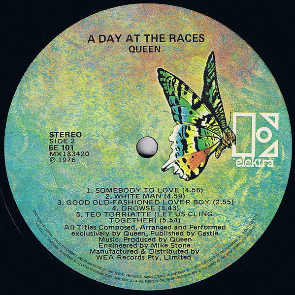 Queen – A Day At The Races LP vinyl record, image 4 of 6