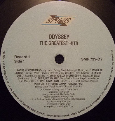 Odyssey – The Greatest Hits (2xLP) LP vinyl record, image 5 of 8