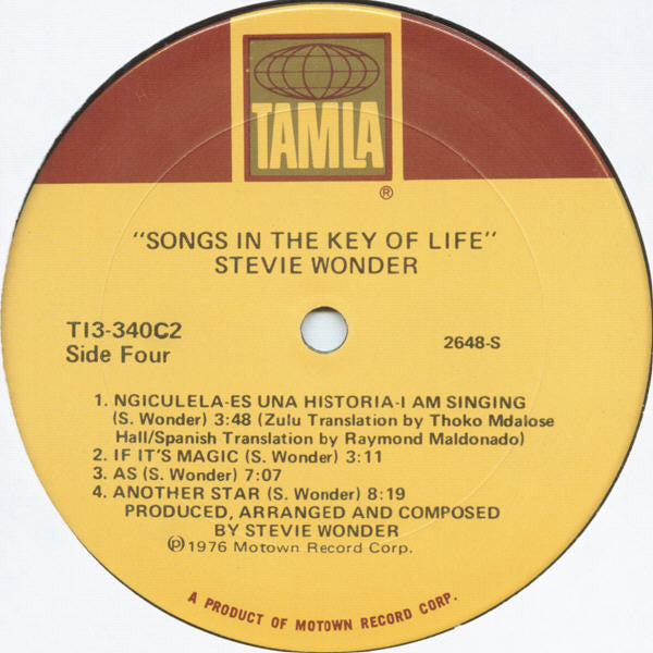 Stevie Wonder – Songs In The Key Of Life (2xLP) LP vinyl record, image 8 of 10