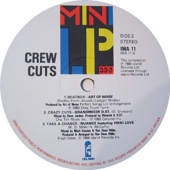 Various – Crew Cuts LP vinyl record, image 3 of 4