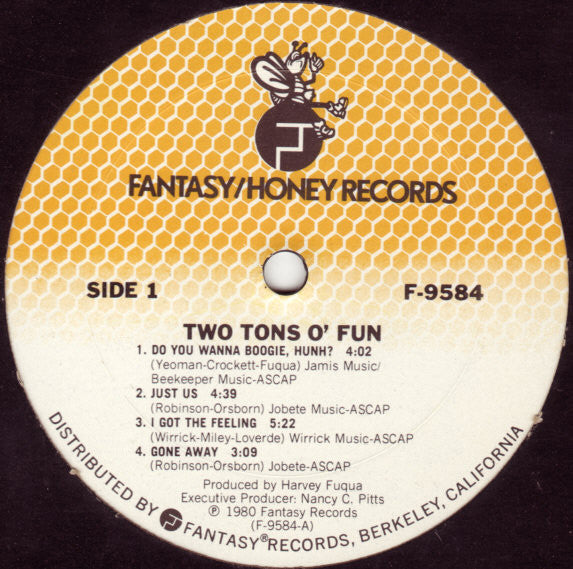 Two Tons O' Fun – Two Tons O' Fun LP vinyl record, image 3 of 4
