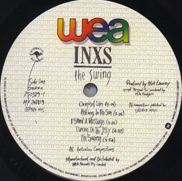 INXS – The Swing LP vinyl record, image 5 of 10