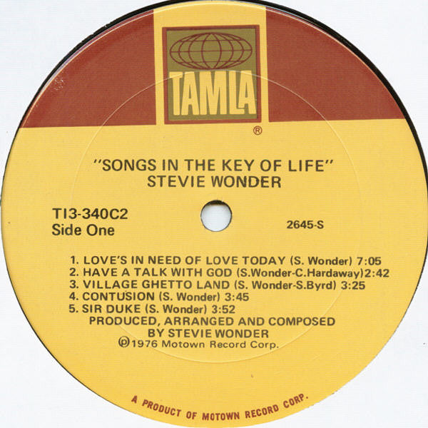 Stevie Wonder – Songs In The Key Of Life (2xLP) LP vinyl record, image 5 of 10