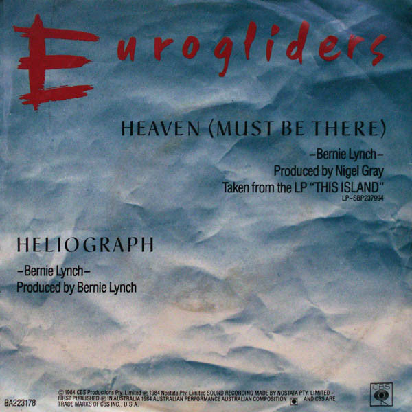 Eurogliders – Heaven (Must Be There) 7" vinyl record, image 2 of 4