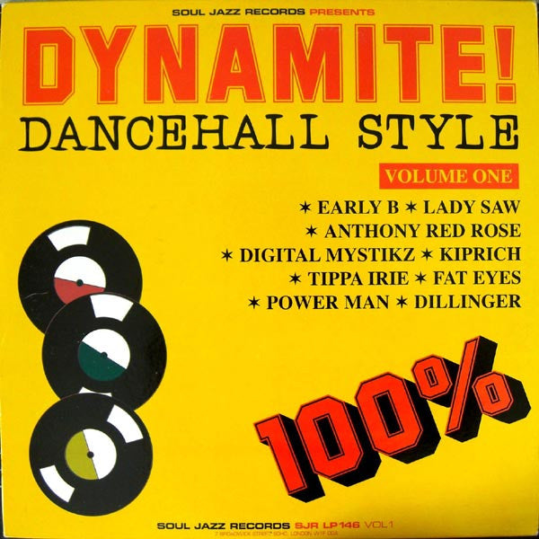 Various – Dynamite! Dancehall Style Volume One (2x12") 12" vinyl record, image 1 of 6