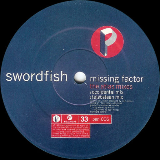 Swordfish – Missing Factor (The Atlas Mixes) / The Get On