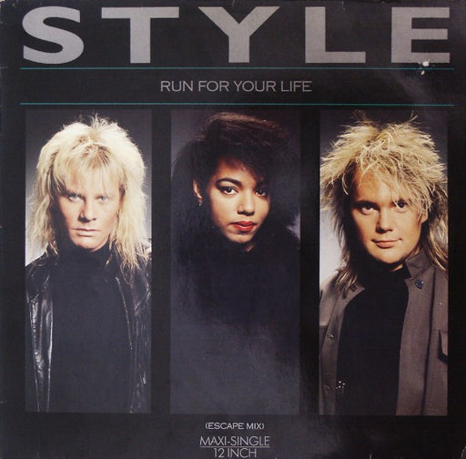 Style – Run For Your Life 12" vinyl record, image 1 of 3