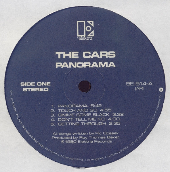 The Cars – Panorama LP vinyl record, image 3 of 6
