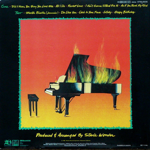 Stevie Wonder – Hotter Than July LP vinyl record, image 4 of 8