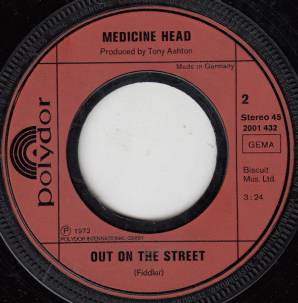 Medicine Head – One & One Is One 7" vinyl record, image 4 of 4